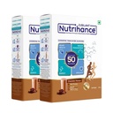 Nutritional Drink in Chocolate Flavour, 50 Vital Nutrients | Promotes Heart Health, Immunity Building, Weight Management, Energy Booster (200 g (Pack of 2))