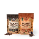 Origin Nutrition Plant Protein Combo | Mocha + Filter Coffee | 25g Pea Protein per Scoop | 40 Servings, 2 Pouches | Vegan, Gut-Friendly, No Sugar