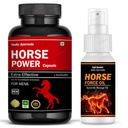 Horse Power Tablets with Oil for Men - Original Capsules for Improved Stamina and Vitality. May Support Your Power Naturally with Our Superior Formula!