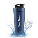 CORPORATE PORIUM Customised Stainless Steel Shaker for Gym 100% Leakproof Guarantee,Leakproof Gym Shaker for Supplements Water Bpa Free Material Diwali Gift, 700 Milliliter Blue