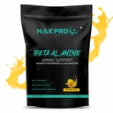 Nakpro Beta Alanine Supplement Powder| Muscle Building Amino Acid, Faster Recovery, Pre Workout supplement for Men & Women -250g FruitPunch, (83 Servings)
