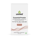 Unived Essential Protein - 25g Pea & Yeast Protein + Multivitamins | B-Complex, D3, K2, CoQ10 | PDCAAS 1.0 | (Pack of 8, Chocolate)