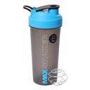 Jaypee Plus Max Shaker with blending ball |Protein Shaker for Gym |Gym Bottle |Shaker bottles | Travel shaker 700 ml, Grey Blue