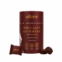 Allove Shilajit Gummies 250mg with Nano Gold | 30 Gummies | Mixed Berry