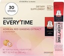 JUNG KWAN JANG Everytime Korean Red Ginseng Extract Stick 1.000mg & Grapefruit - Vegan Ginseng Root Energy Drink Liquid Stick Supplements - Builds Stamina & Immunity, No Cafeine (30 Sticks)