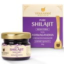 UPAKARMA Shilajit Resin with Ashwagandha 20g | 300mg per Serving | Ayurvedic Formula | Lab Tested for Purity | 66 Servings | Pack of 1 (20, Grams)