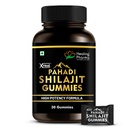 Healing Pharma -XHeal Pahadi Shilajit Gummies for Men & Women | 300mg High Potency Formula with Ashwagandha, Kaunch Beej, Safed Musli, Gokshura & Ginseng | Energy, Stamina & Vitality | 30 Gummies Pack