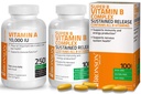 Bronson Super B Vitamine B Complex Sustained Slow Release + Vitamine A 10.000 IE Premium Non-GMO Formule