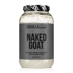 NAKED Geiten Vanille Proteïne Poeder - Pasterij Geiten Wei Proteïne Poeder van Kleine Herd Dairies - Slechts 3 Ingrediënten - GGO-vrij, sojavrij - Alle Natuurlijke - 23 Gram Proteïne - 25 Serven