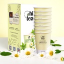 HI TEA Chamomile Green Tea | Just Add Hot Water | Instant Green Tea Cups | 8 Cups/Box