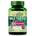 Vlado's HIMALAYAN ORGANICS Milk Thistle Extract With 800Mg Of Silybum Marianum Detox Supplement For Men And Women For Healthy Liver | Boost Metabolism And Maintain Cholesterol level - 10 Veg Capsules