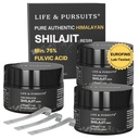 Life & Pursuits Pure Authentic Himalayan Shilajit Resin | Min. 75% Fulvic Acid, Lab Tested, Natural Gold Grade, 85+ Trace Minerals (Pack of 3)