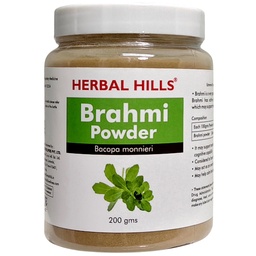 Herbal Hills Brahmi Powder, 200 g, Pack of 1