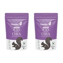 Feedsco Chia Seeds 250g Pack of 2 - Seeds for Eating | Seeds for Weight Management | Rich in Calcium, Protein & Fibre | Healthy Snacks Pure and Natural