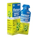 Fast&Up Energy Gel- Zesty Lemon flavour (Caffeine free) - Pack of 6 Gel Sachets, 39g per sachet- For Instant energy boost, Improved endurance and performance