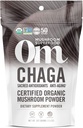 Om Champignon Superfood Chaga Poudre de Champignon Biologique, 3.5 Ounce, 50 portions, É.-U. Grown, Antioxydants Sacrés & Immunissance Support, Supplément de Champignon Superfood
