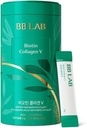 BB LAB Powder Collageen, SF3X-7 Intensive Series, Made in Korea, 30 Sticks (Biotin Collageen V), Green