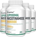 Orgabay Liposomal Nicotinamide Riboside 2000 MG met TMG en Pterostilbene, Boosting NAD+, Support Healthy Aging, 240 Tel.