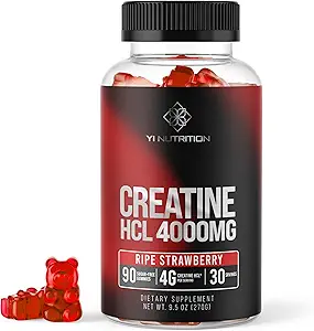Creatine HCL Gummy - World's First 4000MG Creatine HCL Gummies 90 Tellen (90 Tellen)