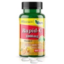 America Medic & Science Rapid-C 1000mg Vitamine C Supplement (1 Pack of 100 Tablets) Energy Booster, Daily Immuun System Support, Antioxidant 