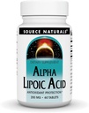 Bron Naturals Alpha Lipoïnezuur 200 mg Ondersteunt gezonde suiker Metabolisme, leverfunctie en energieopwekking - 60 tabletten