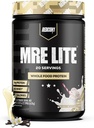 REDCON1 MRE Lite Whole Food Protein Powder, Vanille - Low Carb & Wehey Free Meal Replacement with Animal Protein Blends - Easy to Digest Supplement Made with MCT Oils (20 Servings)