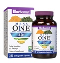 Bluebonnet Nutrition Hommes ONE 40+ Multivitamine pour hommes 40+, sans soja, sans OGM, sans gluten, casher, 60 capsules végétales, 60 portions