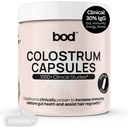 Bod Colostrum Capsules, Colostrum Supplement voor ondersteuning van de huid en haargroei, Immune Support, Gut Health, Muscle & Wellness, IgG 30% Pure Superfood Bovine Colostrum Pillen, Unflavored, 30 porties