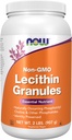 NOW Foods Supplementen, Lecithine Granulaat met natuurlijk voorkomende Fosfatidyl Choline en andere Fosfatiden, 2-Pond