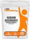 BulkSupplements.com Natriumascorbaatpoeder - voor Immune Support, Natriumascorbaat Vitamine C - Gebufferd Vitamine C, Glutenvrij, 2g per portie, 1kg (2,2 lbs) (verpakking van 1)