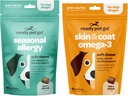 Omega 3 & Allergie Kauwen voor honden Probiotica & Allergie Immuun Supplementen voor Itch & Allergie Relief Visolie voor hondenvergieten, huidallergie, Itch Relief 90 Kauwen Elk