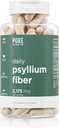 Dagelijks Psyllium Husk Fiber Supplement door Pure voor mannen & Pure voor haar Digestieve Regularity & Gut Health Support 