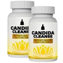 CandiFresh Candida Cleanse - Gut & Colon Support, Natural Herbal Formula, Include Oregano Leaf, Wormwood, Black Walnut, Caprylzuur-1, 60 Capsules (2)