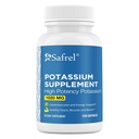 Safrel Kaliumsupplement, 1020 mg,120 Servings, 240 Vegeteriaanse Capsules, Non-GMO, Glutenvrij, Made in USA