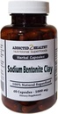 Gélules en poudre de bentonite de sodium de qualité alimentaire (1000 mg) 60 Nombre par addicted 2 Healthy