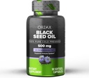 ORZAX Black Seed Oil Cold Pressed 100% Pure 
