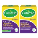 Culturelle Pro Strength Daily Probiotic, Capsules digestives, Probiotique Probiotic Strain d'origine naturelle éprouvé pour soutenir la santé digestive et immunitaire, sans gluten et sans soja, 4 mois d'approvisionnement, 60 Compte (paquet de 2)