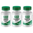 Medianatura BHI Multi Symptoom Flare-Up Defense Bundle Sinus Relief Tablets (100) Mucus Relief Tablets (100) + Allergie Relief Tablets (100) Homeopathische Relief - Fast-Active, Quick-Dissolve
