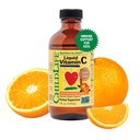 ENFANT ESSENTIELS Vitamine liquide C - Supplément liquide Vitamine pure C pour les enfants, les tout-petits et les bébés, support du système immunitaire, saveur orange naturelle, 4 Fl Oz (paquet de 1)