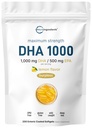 Omega 3 Visolie DHA Supplementen 1000mg met EPA 500mg, 200 Softgels 