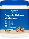 Nutricost Poudre de champignons chiitake biologique 8oz - 100% certifié biologique, sans gluten, sans OGM