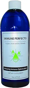 Immune Perfecto - Atomic Deeltje Trace Minerals of Collective Silver, Koper en Zink - Perfect on Demand Metabole Ondersteuning - 16 oz. (475 ml)...