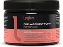 LEGION Pre Workout Pump - Arginine Supplement Boosts Nitric Oxidation Production - Nitric Oxidion Booster helpt verhogen sterkte & uithoudingsvermogen, bevordert verbeterde spierefficiëntie (ongearomatiseerd, 30 porties)