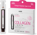 VPLab Ultra Women's Beauty Liquid Collagen - Biotin-Infused Multivitamine Complex met Peptiden Type I & III Supplement voor huid, haar en nagels - Drinkmix voor vrouwen verpakt met vitamine B Group,10