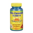 Nature's Life Beta Caroteen 25.000 IE helpt bij het ondersteunen van gezonde immuunfunctie & Skin & Eye Health &amp; Antioxidant Dieetsupplement 