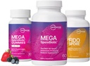 Microbiome Labs Whole Family Probiotic Bundle - MegaSporeBiotic voor volwassenen, Probiotic Gummies voor kinderen, en FidoSpore Probiotics voor honden en katten