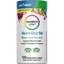 Regenbooglicht Multivitamine voor mannen 50+, Vitamine C, D & Zink, Probiotica, Mannen One 50+ Multivitamine Biedt hoge potentie Immune Ondersteuning, Niet-GMO, Vegetarische, 150 tabletten