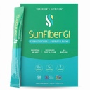 Sunfiber GI 7-Day Kit, Prebiotic Fiber & Probiotica, 5g Prebiotic Fiber & 8 Miljard Probiotica Per Serving, Low FODMAP, 7 Packets, Unflavored