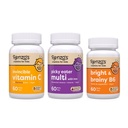 Vitamines de Renzo Retour à l'école Bundle, Vitamine Bright & Brainy B6, Multivitamines pour les enfants et Vitamine C pour les enfants avec Elderberry & Zinc pour le soutien immunitaire