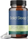 Deep Sleep Formula, Natuurlijke slaaphulp zonder Melatonine, Magnesium Bisglycinate, L. Theanine, Inositol, Slaappillen voor volwassenen, 60 Vegan Capsules